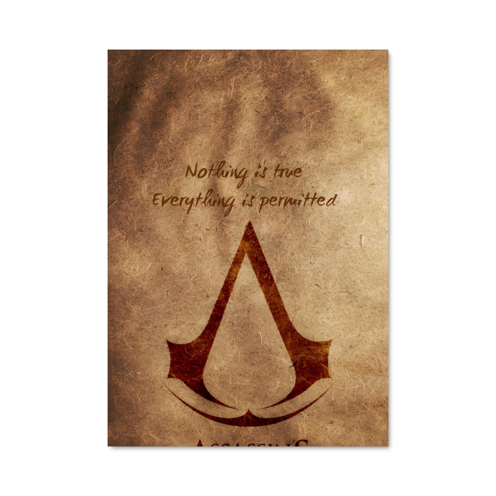 Poster Assassins creed révéler – affiche Assassin's Creed